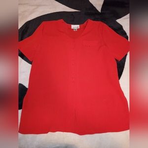Red blouse